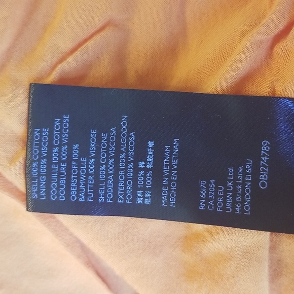 Anthropologie Maeve Orange Juliet Tunic Shortsleeve Mini Dress - Picture 14 of 15